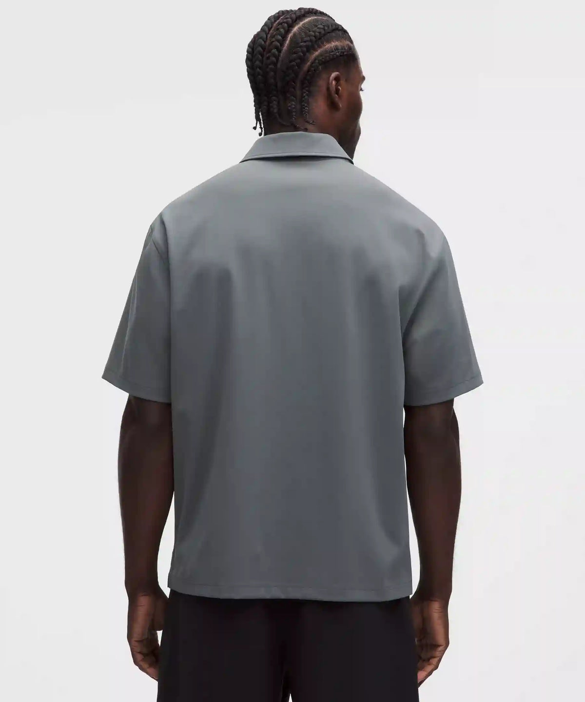 Daydrift Oversized Zip-Neck Polo Shirt