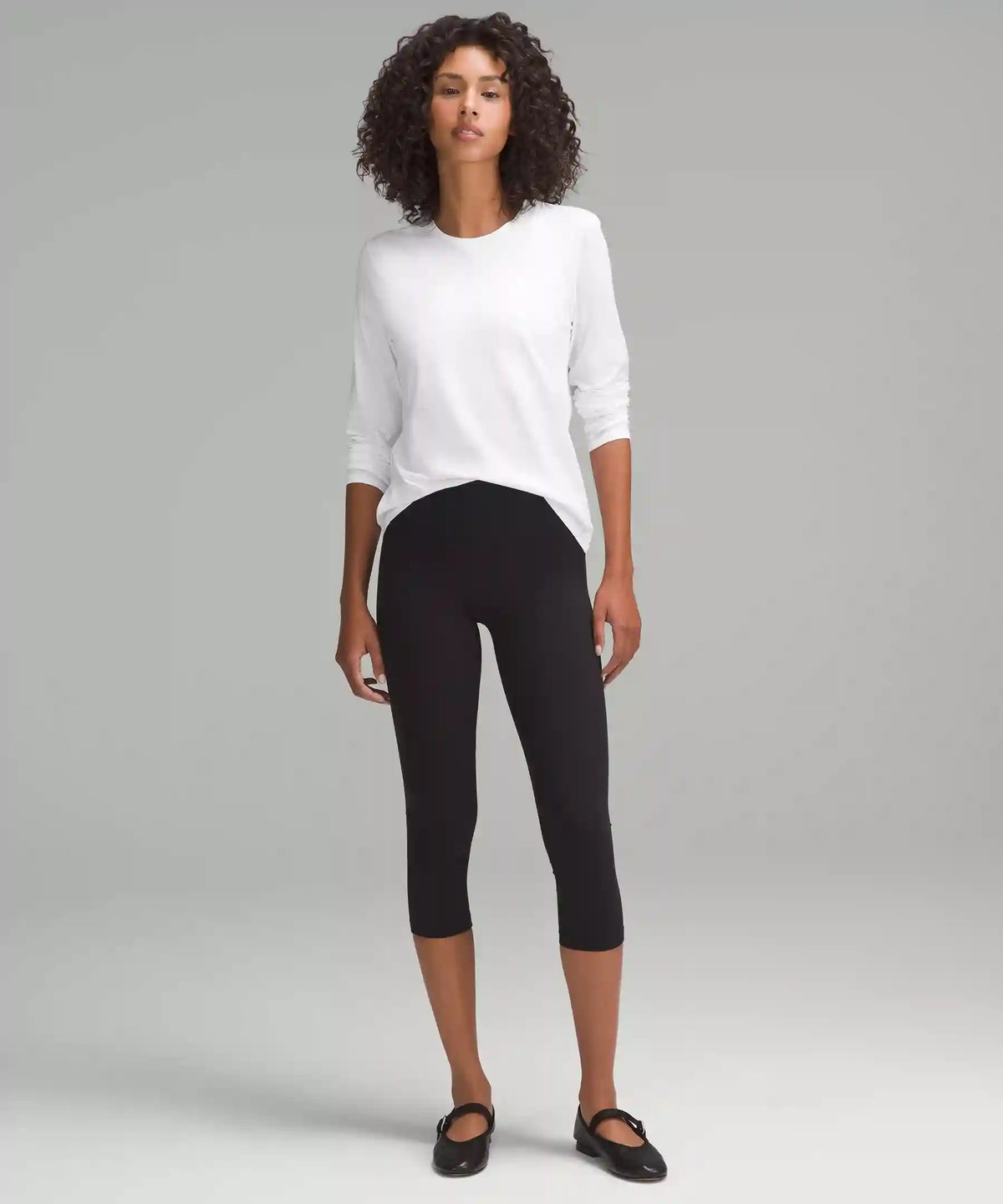 Organic Cotton Crewneck Long-Sleeve Shirt