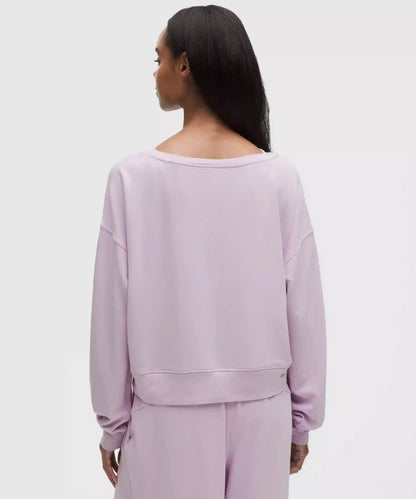 BeCalm Scoop-Neck Pullover