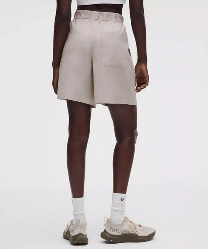 LuluLinen High-Rise Relaxed-Fit Short 7"