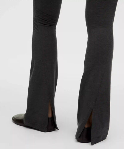 Softy Suedey Split-Hem High-Rise Mini-Flare Pant *Regular