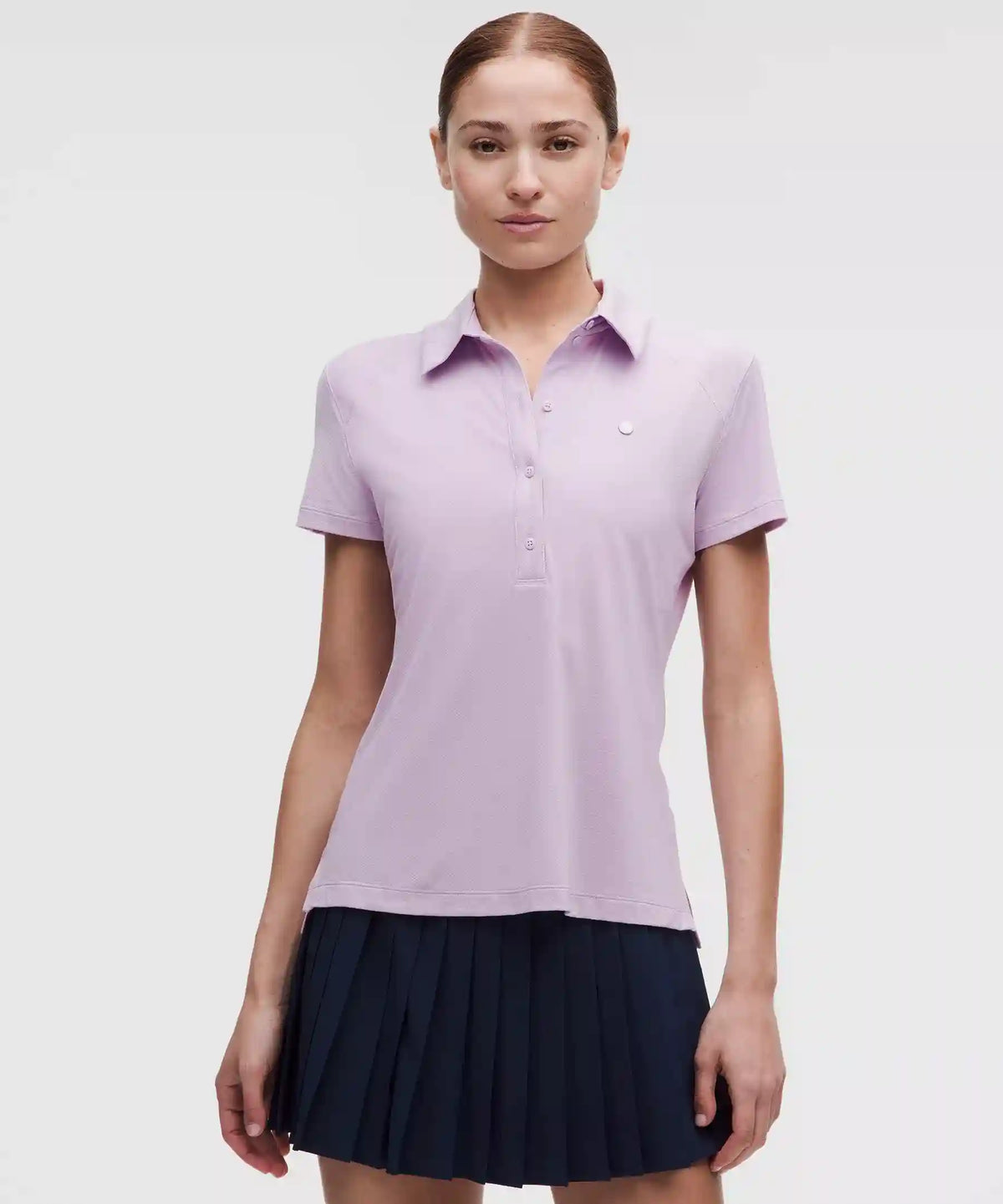 Quick-Dry Short-Sleeve Polo Shirt Straight Hem *Logo