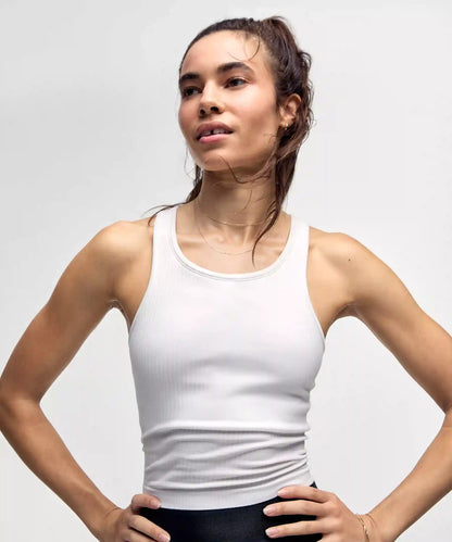 Ebb to Street Cropped Racerback Tank Top *Light Support, B/C Cup