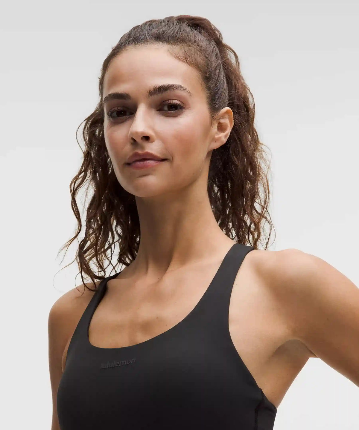 lululemon Energy Longline Bra Medium Support B-D Cups Evolve *Wordmark