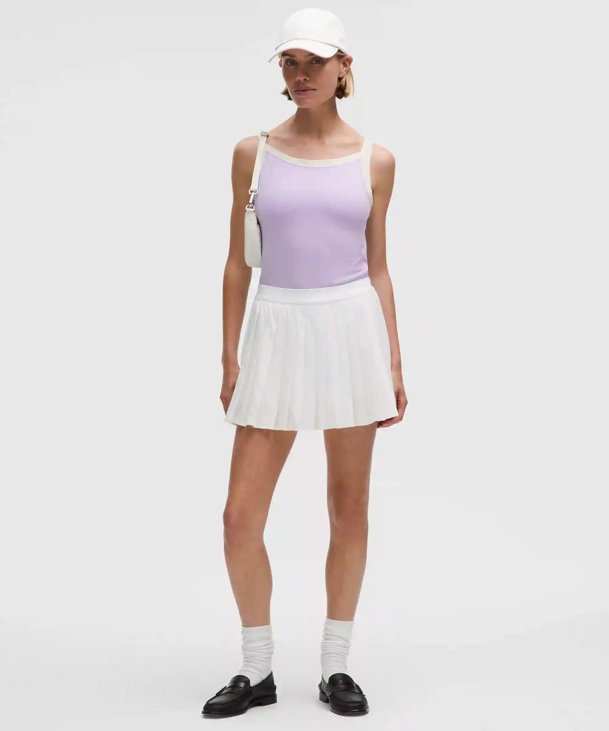 Organic Cotton High-Neck Ringer Tank Top