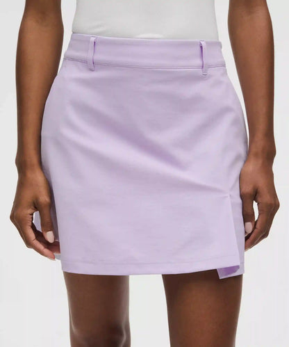 Stretch Twill Front Pleat Golf Skirt