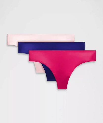 InvisiWear Mid-Rise Thong Underwear *3 Pack