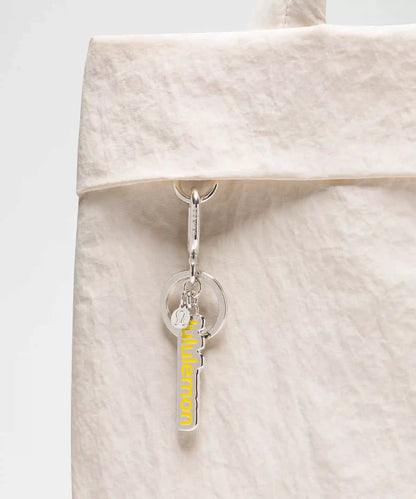 lululemon Metal Keychain