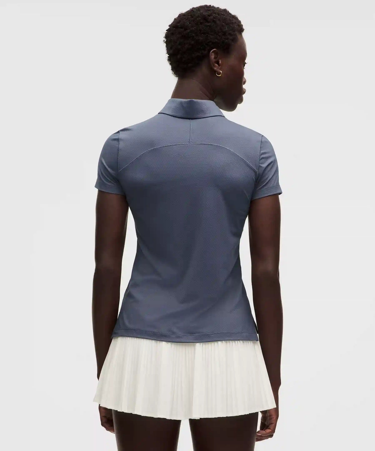Quick-Dry Short-Sleeve Polo Shirt Straight Hem *Logo