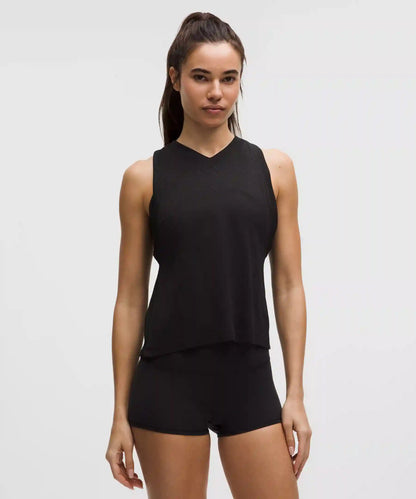 Swiftly Open-Hole V-Neck Tank Top