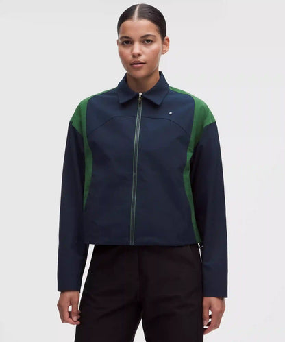 Collared Panelled Golf Jacket