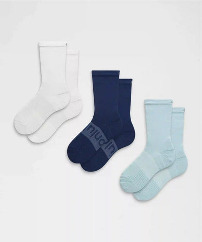 Unisex Power Stride Crew Socks *3 Pack