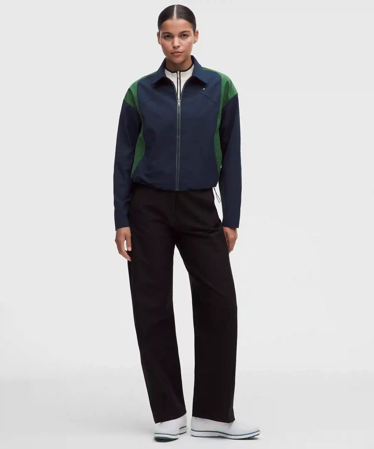 Collared Panelled Golf Jacket