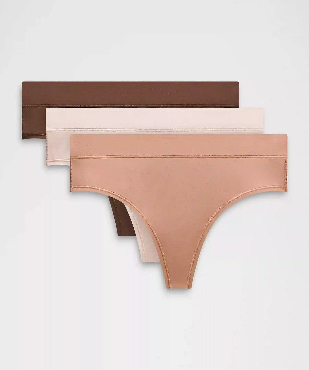 UnderEase High-Rise Thong Underwear *3 Pack