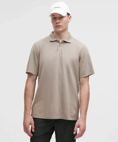 Cotton Pique Short-Sleeve Polo Shirt