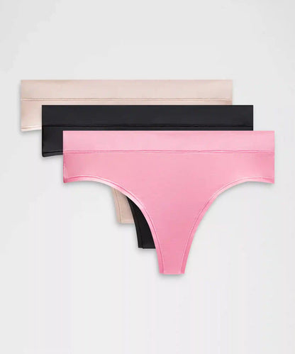 UnderEase High-Rise Thong Underwear *3 Pack