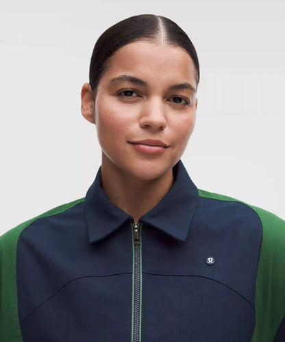 Collared Panelled Golf Jacket