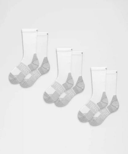Unisex Power Stride Cushion Crew Socks *3 Pack