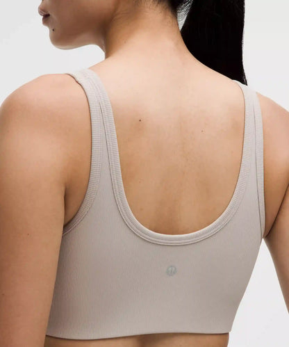 Nulu Ribbed Scoop-Neck Bra *Light Support, B/C Cup