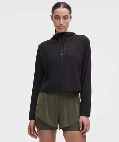 Sleek Perforated Running Jacket