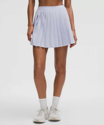 High-Rise Pleated Tennis Skirt *Long