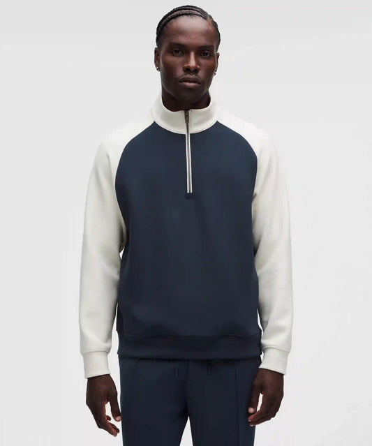 Smooth Spacer Half Zip *Colourblock