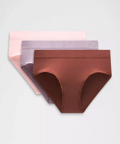 UnderEase High-Rise Bikini Underwear *3 Pack