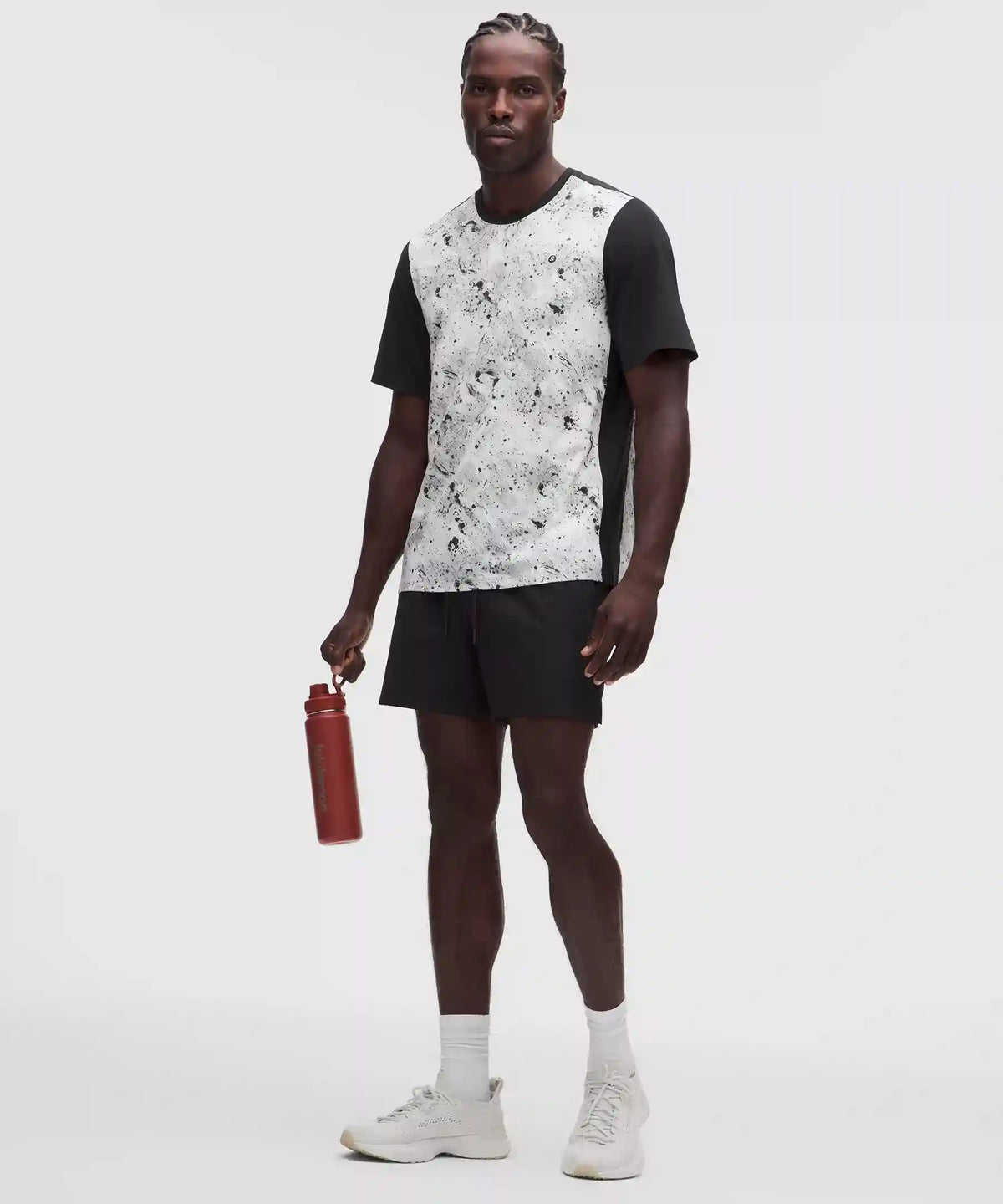 Mesh Pique Tennis Short-Sleeve Shirt