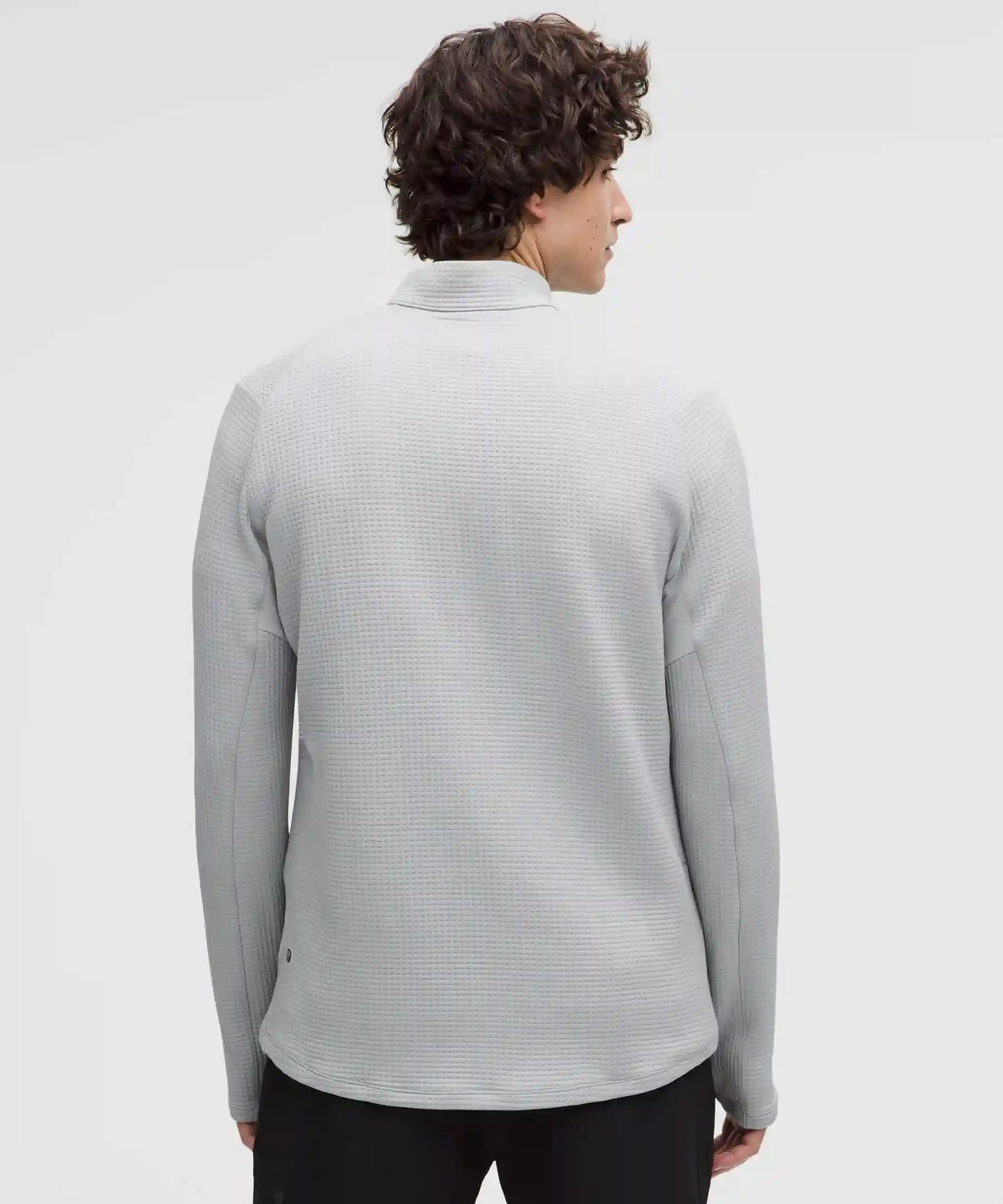 Waffle-Knit Half Zip