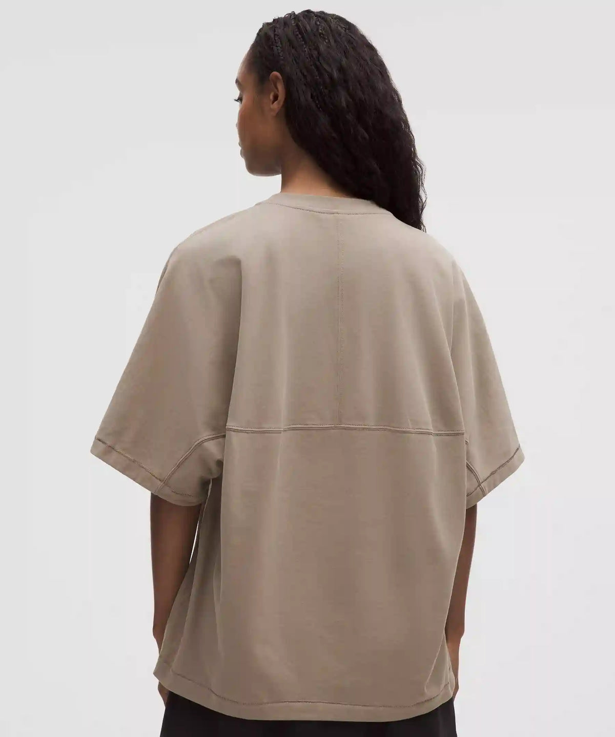 Cotton Jersey Oversized Dolman Tee *Stitch Detail