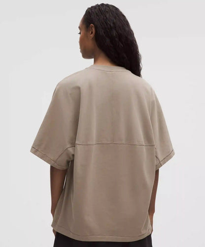 Cotton Jersey Oversized Dolman Tee *Stitch Detail