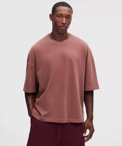 Heavyweight Cotton Jersey Boxy T-Shirt *Wash