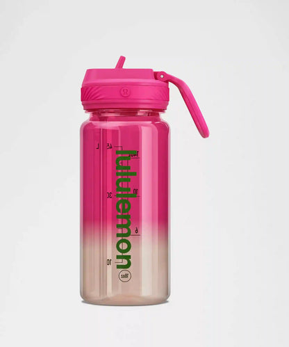 Back to Life Clear Bottle 18oz Straw Lid *Ombre