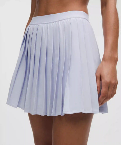 High-Rise Pleated Tennis Skirt *Long