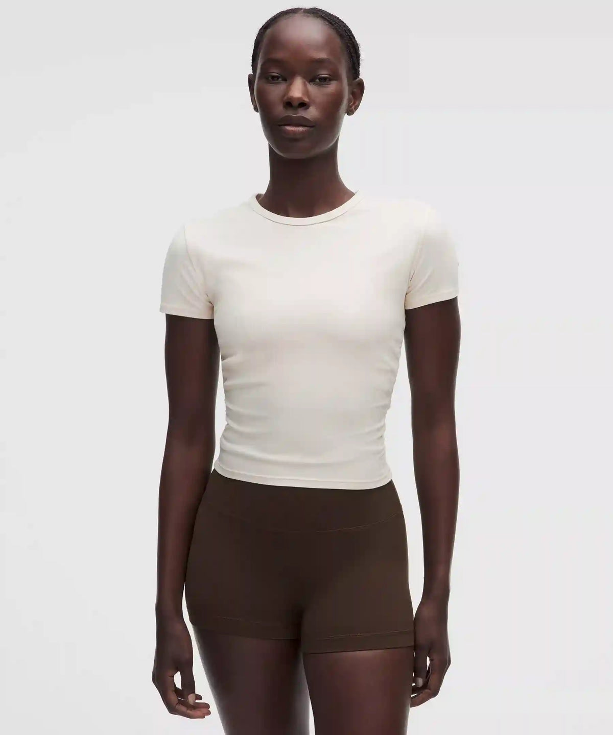 All It Takes Ribbed Keyhole Short-Sleeve Shirt