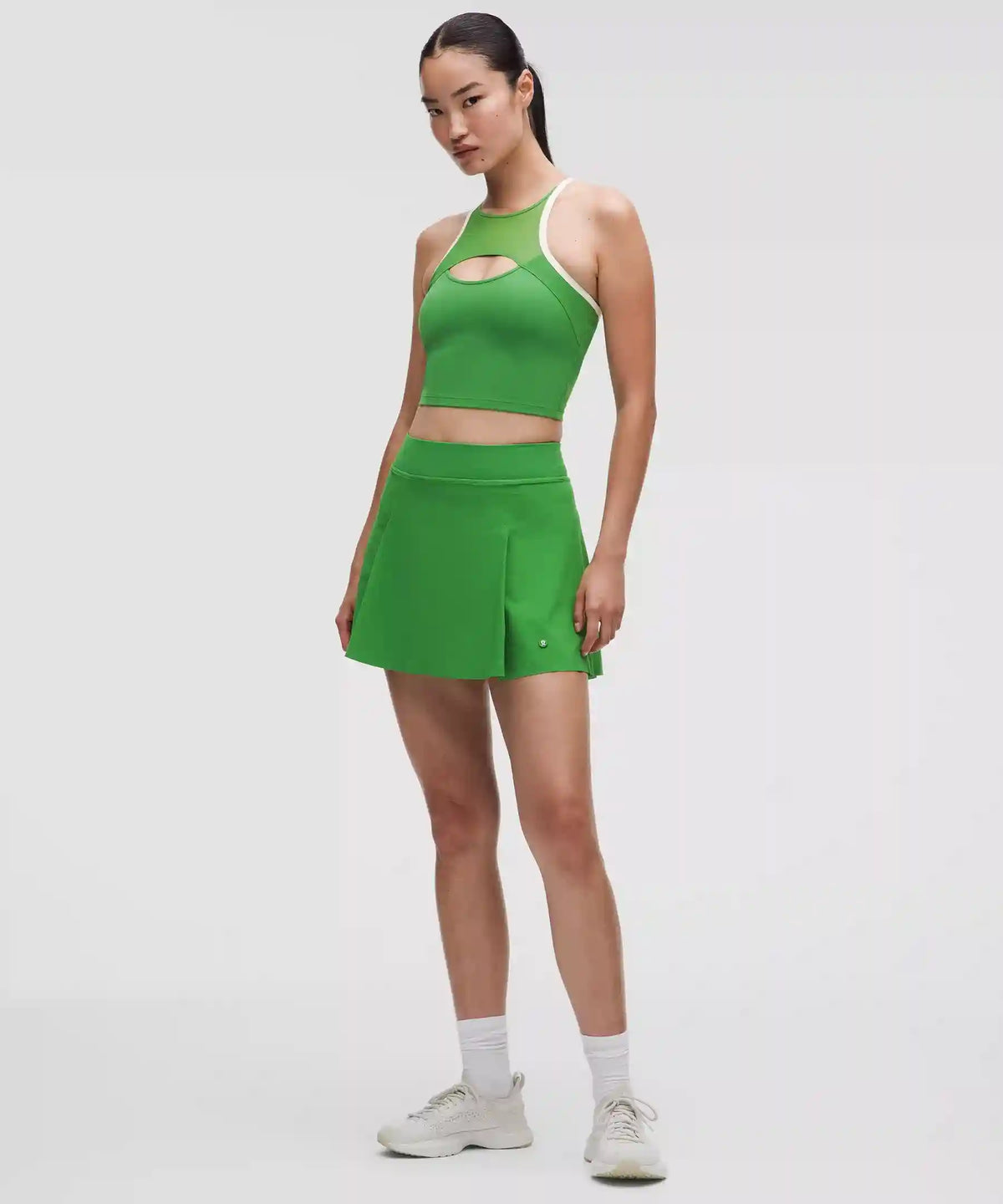 A-Line Side-Pleat Tennis Skirt