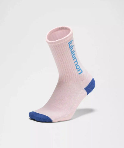 Unisex Daily Essential Crew Socks *Wordmark