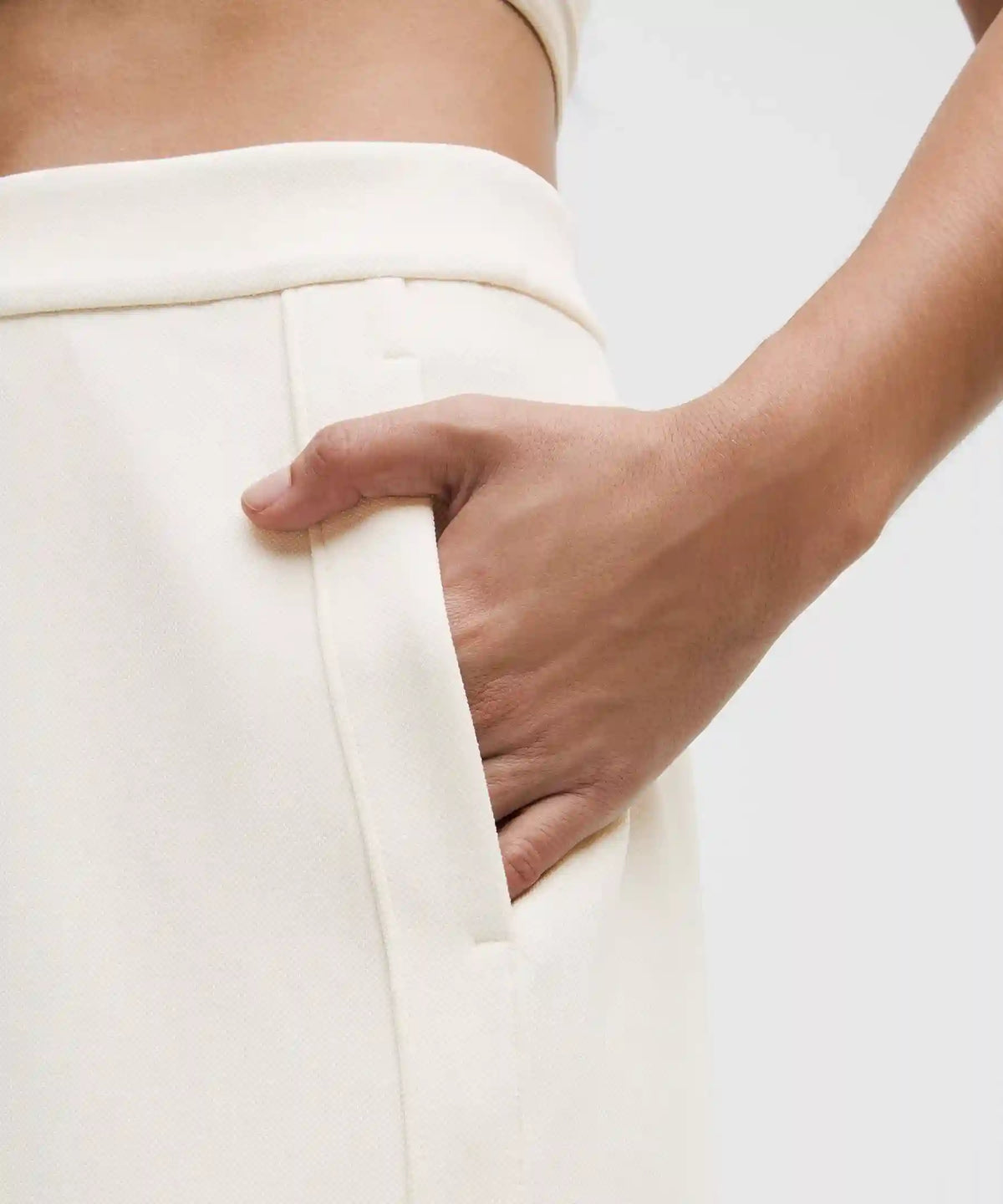 Softstreme High-Rise Wide-Leg Pique Pant *Regular