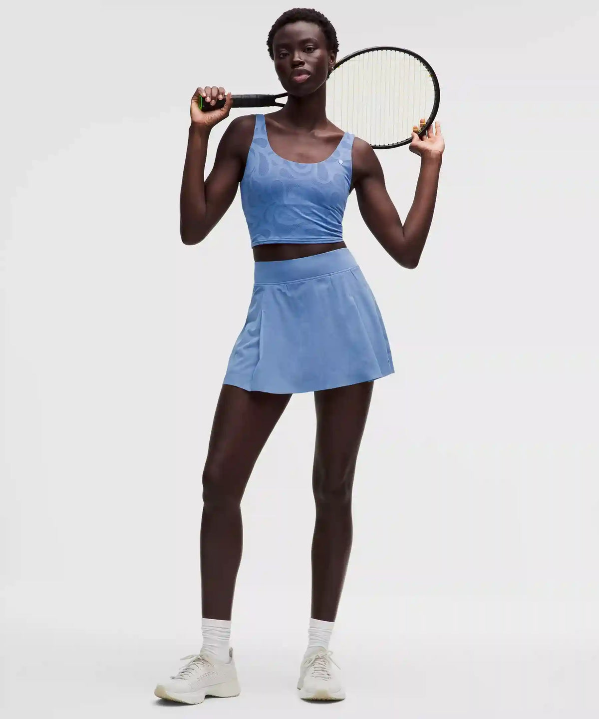 A-Line Side-Pleat Tennis Skirt