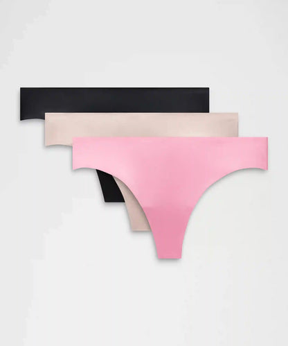 InvisiWear Mid-Rise Thong Underwear *3 Pack