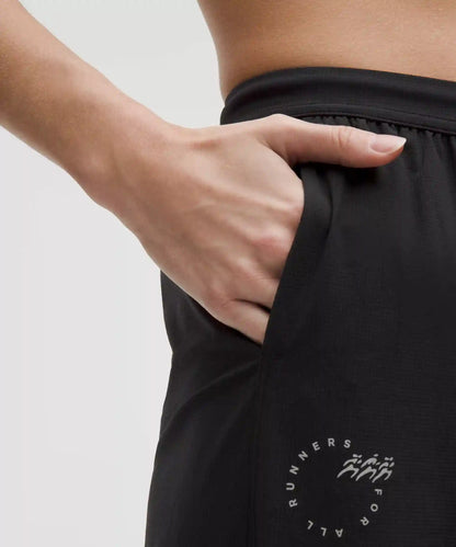 Mile Maker Run Crew Graphic High-Rise Track Pant