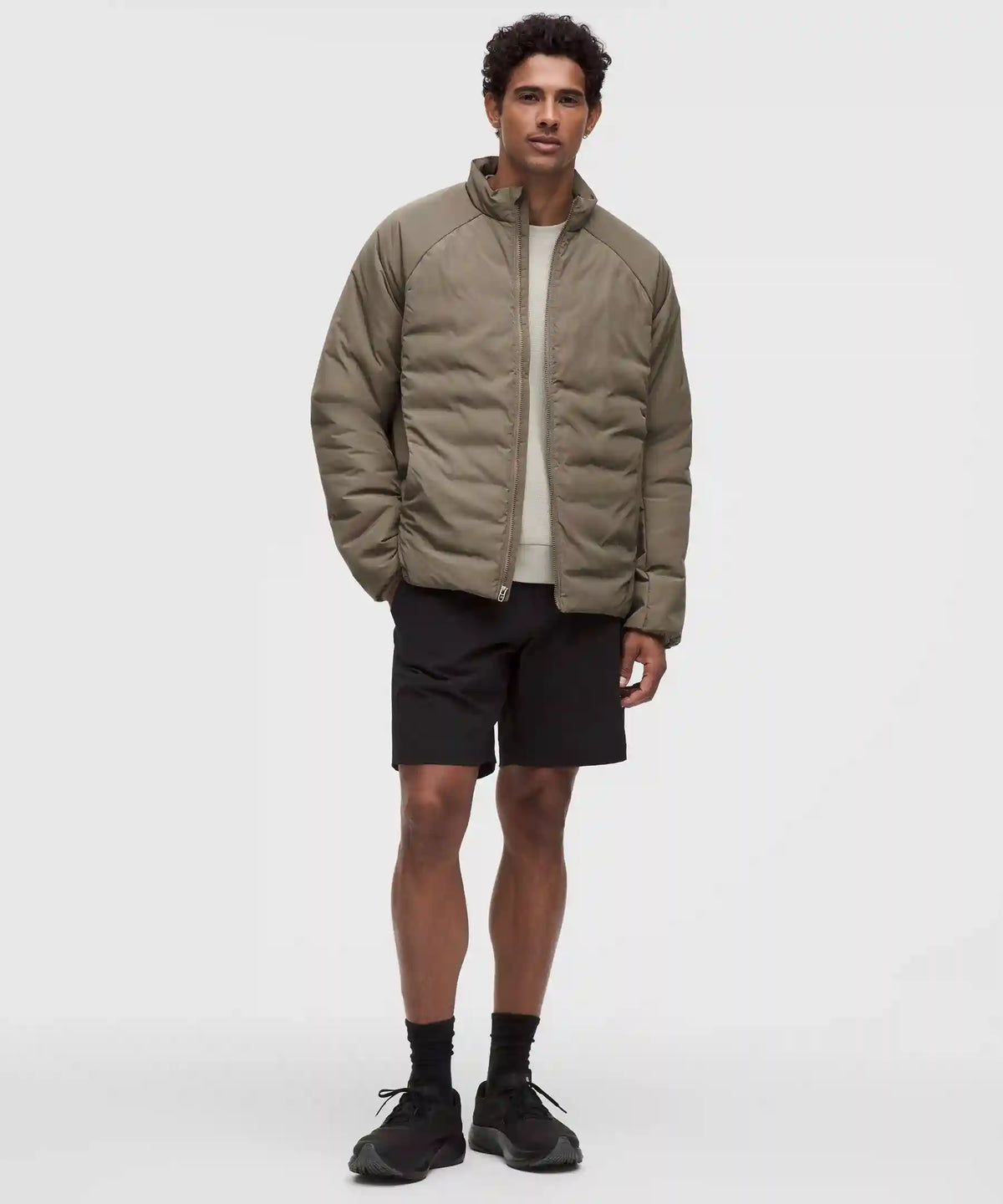 Down For It All Casual Stand-Collar Jacket