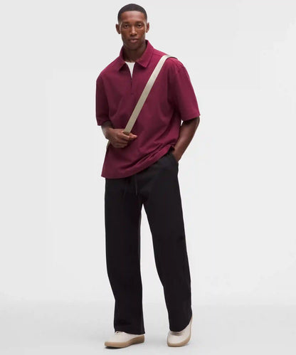 Daydrift Oversized Zip-Neck Polo Shirt
