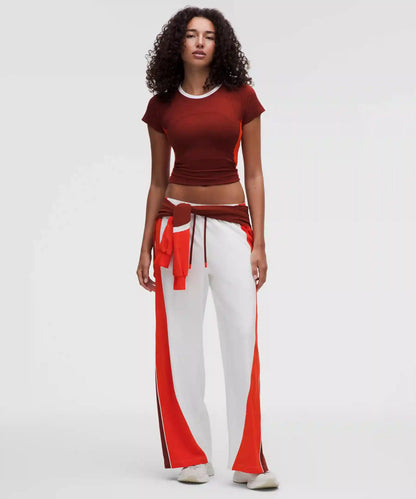 Swiftly Tech Short-Sleeve Shirt 2.0 Waist Length *Colourblock