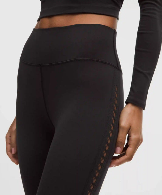 RevealKnit Eyelet High-Rise Tight *7/8 Length