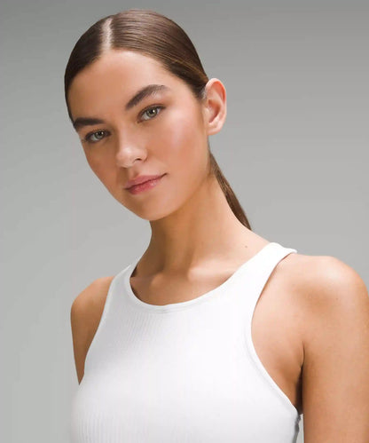 Ebb to Street Cropped Racerback Tank Top *Light Support, B/C Cup