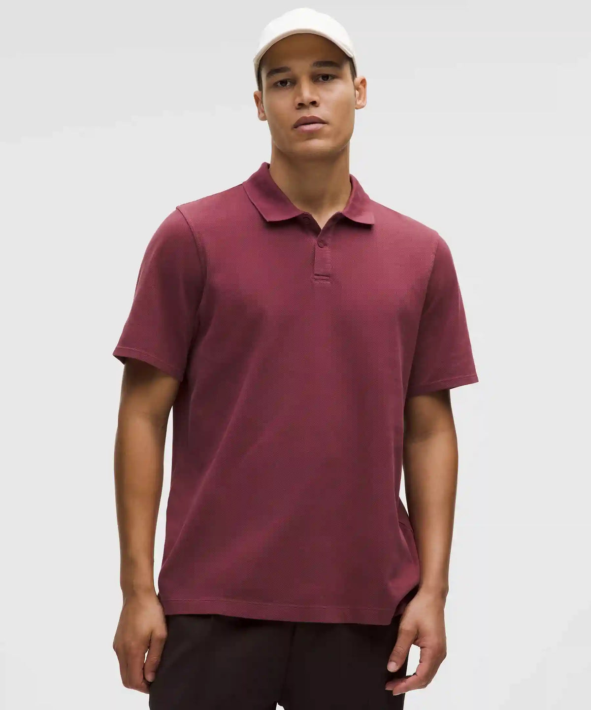 Cotton Pique Short-Sleeve Polo Shirt