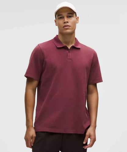 Cotton Pique Short-Sleeve Polo Shirt