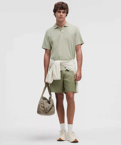 Cotton Pique Short-Sleeve Polo Shirt