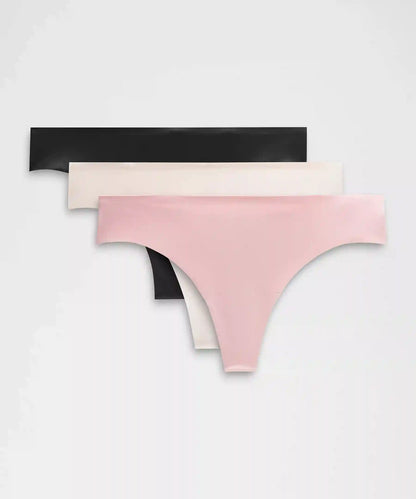 InvisiWear Mid-Rise Thong Underwear *3 Pack